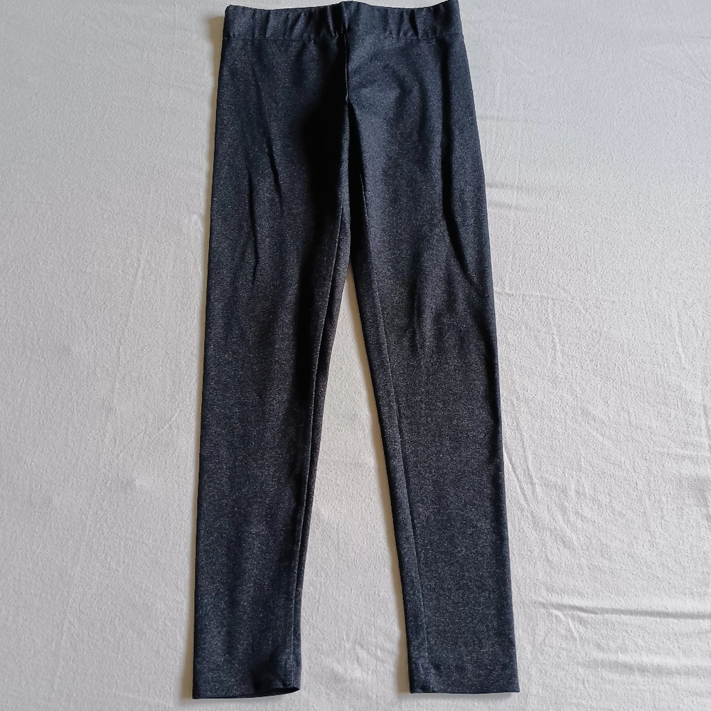 Matty M Charcoal Leggings XS Heathered Gray Yoga Pants Lounge Neutral Stretchy